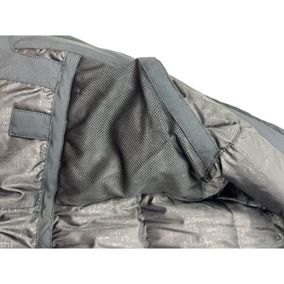 Karbon XS Black & Blue Ski Jacket With Hood Zippered Pockets Adjustable Cuffs - Picture 7 of 9